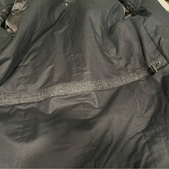 NEW COS Hooded Wool Parka In Charcoal Grey Size 36R - Picture 8 of 11